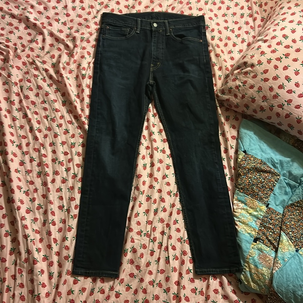 Levi's Blue Straight Jeans Classic 510 Denim 34x32 - Picture 4 of 4